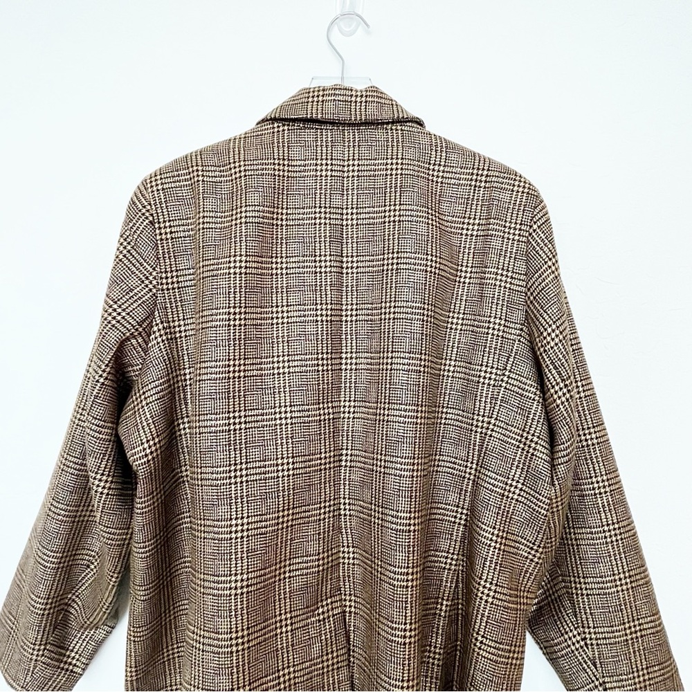 Nine West Womens Blazer Brown and Tan with Metallic Accents Size 2X - Picture 9 of 10